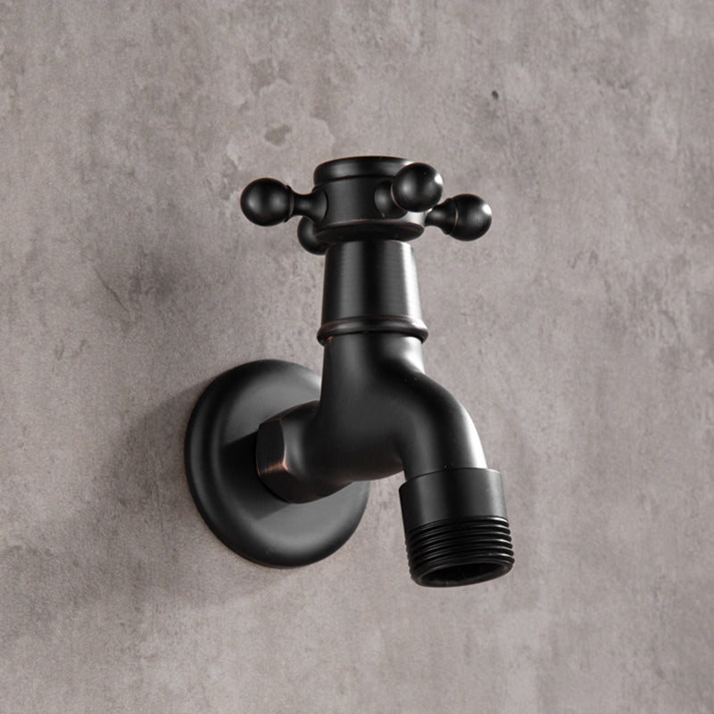 Lisslune | Width Bathroom Sink Faucet Wall-Mounted Cross Handle Faucet