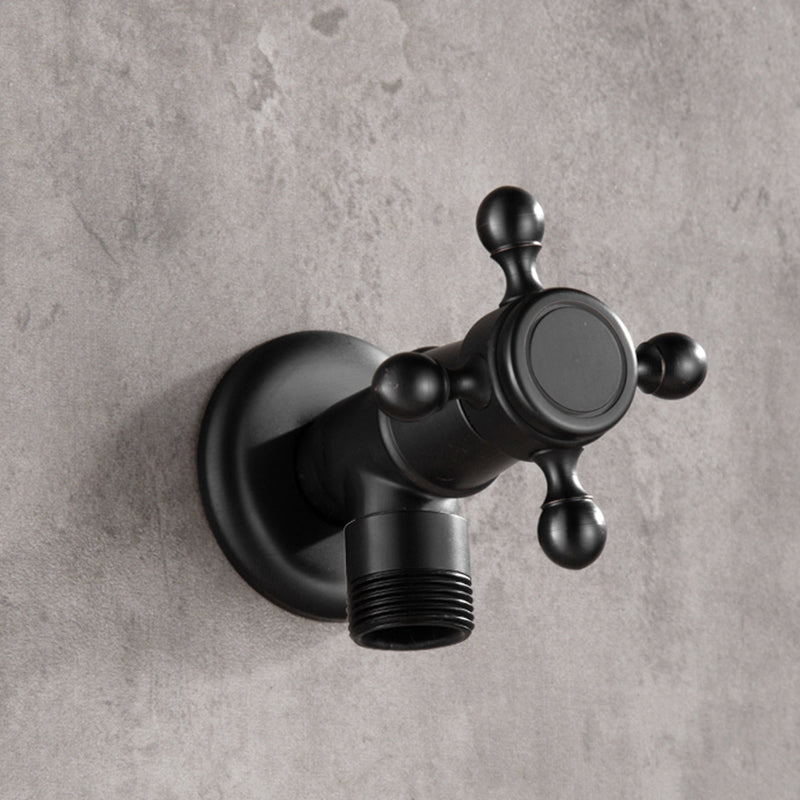 Lisslune | Width Bathroom Sink Faucet Wall-Mounted Cross Handle Faucet