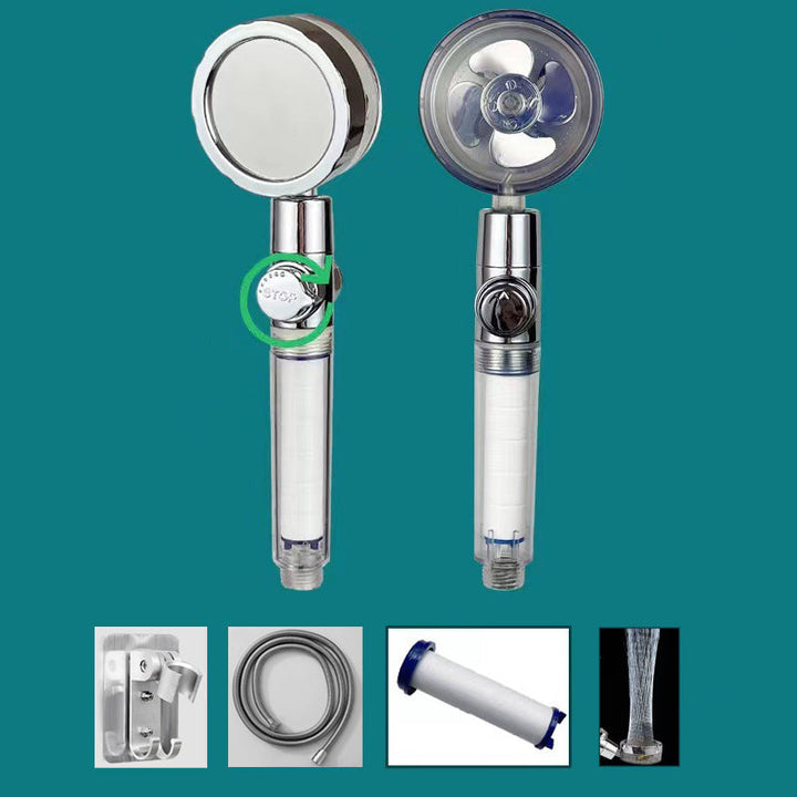 Lisslune | Plastic Showerhead Contemporary Handheld Showerhead with Water Filtration
