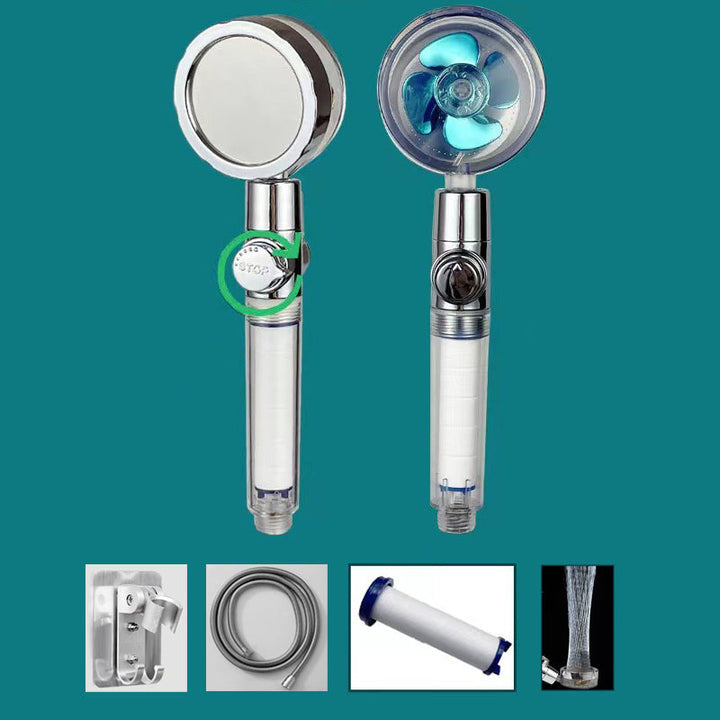 Lisslune | Plastic Showerhead Contemporary Handheld Showerhead with Water Filtration