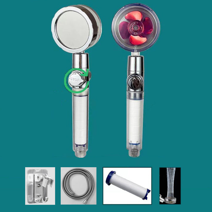 Lisslune | Plastic Showerhead Contemporary Handheld Showerhead with Water Filtration