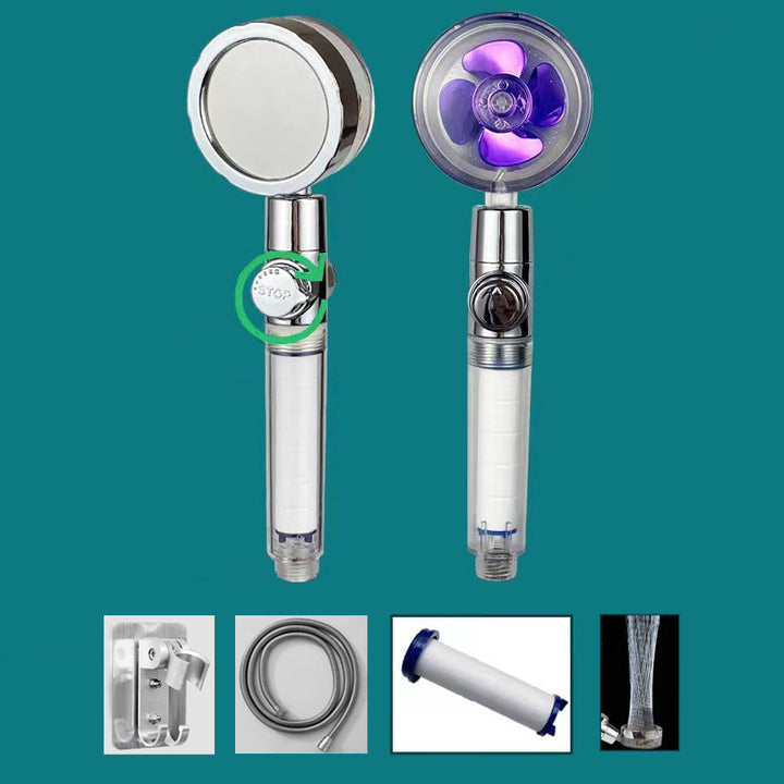 Lisslune | Plastic Showerhead Contemporary Handheld Showerhead with Water Filtration