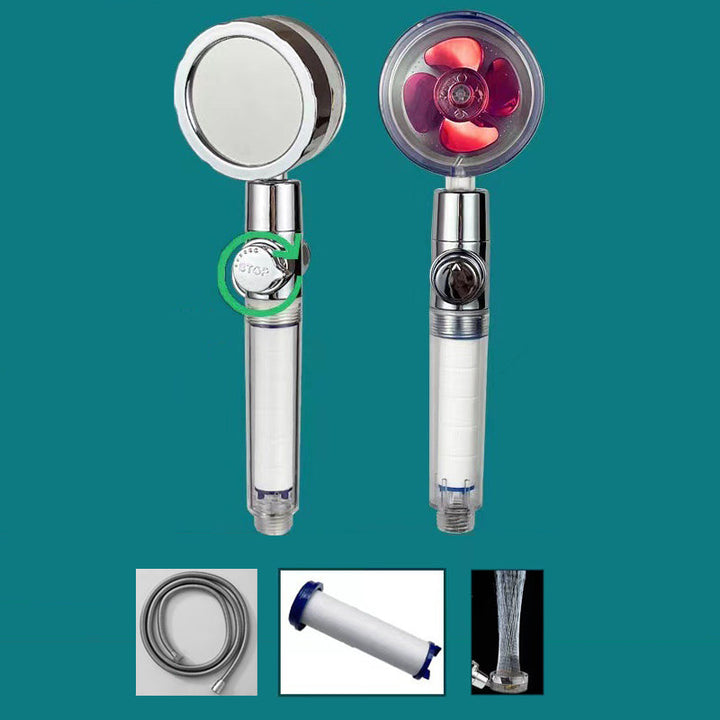 Lisslune | Plastic Showerhead Contemporary Handheld Showerhead with Water Filtration