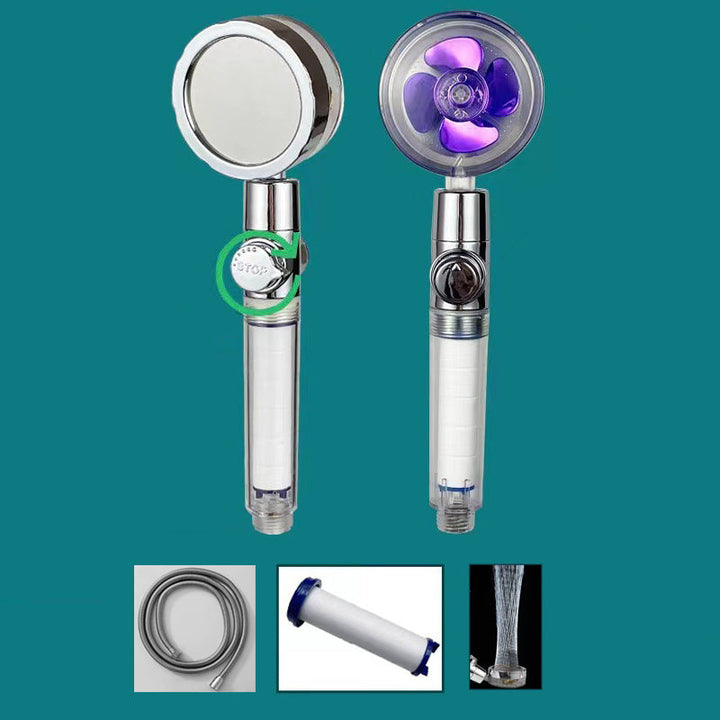 Lisslune | Plastic Showerhead Contemporary Handheld Showerhead with Water Filtration