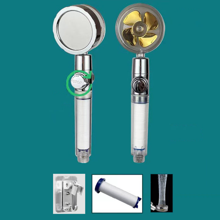 Lisslune | Plastic Showerhead Contemporary Handheld Showerhead with Water Filtration