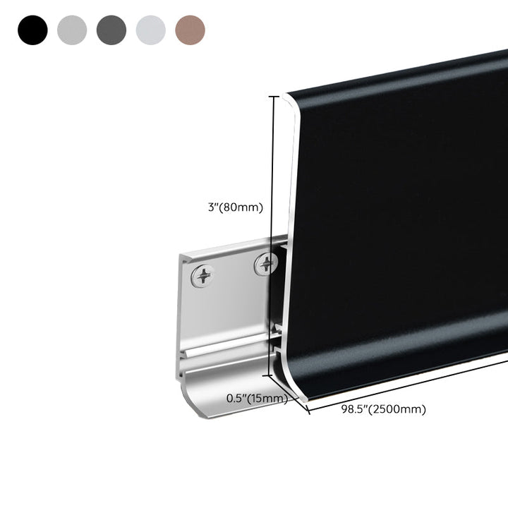 Lisslune | Trim panel metal interior scratch-resistant waterproof tin splash guard trim