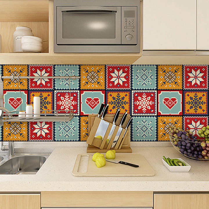 Lisslune | Waterproof Peel & Stick Mosaic Tile Contemporary Peel & Stick Mosaic Tile