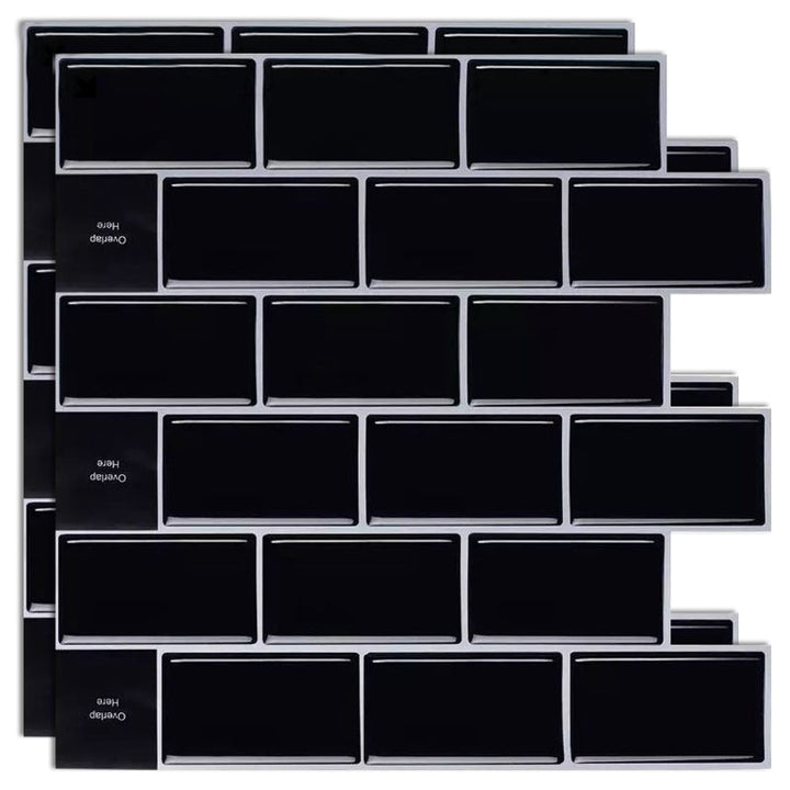 Lisslune | Plastic Peel & Stick Subway Tile Modern Simple Peel & Stick Subway Tile