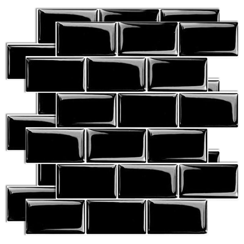 Lisslune | Plastic Peel & Stick Subway Tile Modern Simple Peel & Stick Subway Tile