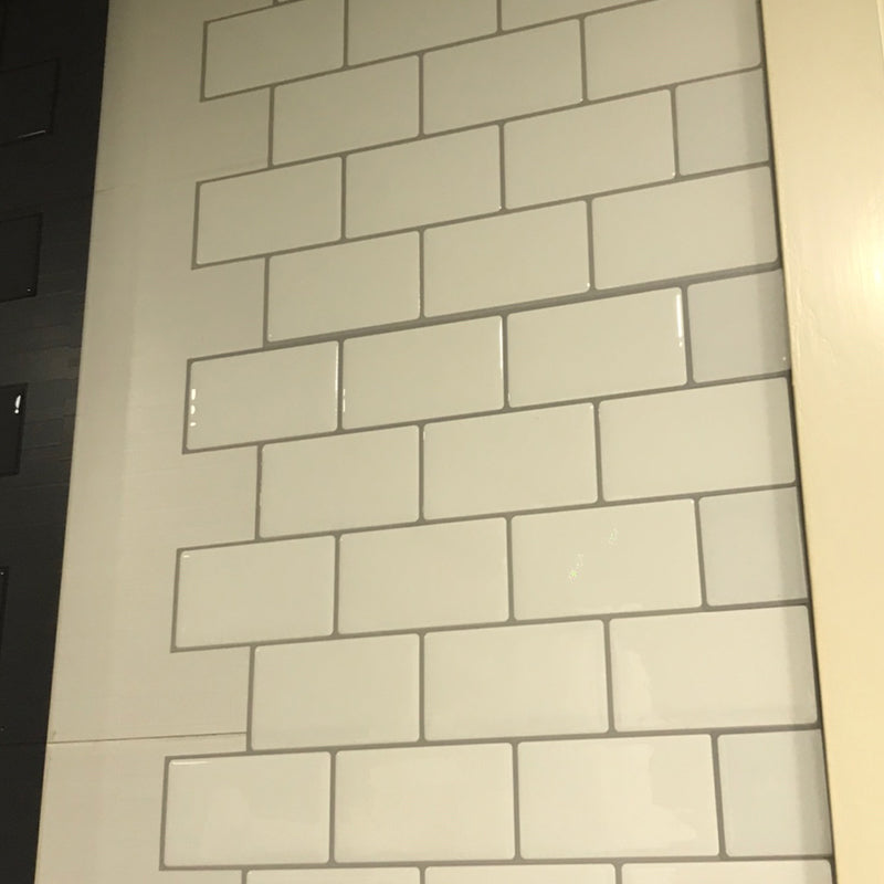 Lisslune | Plastic Peel & Stick Subway Tile Modern Simple Peel & Stick Subway Tile