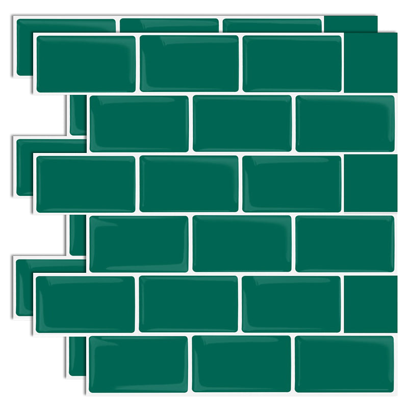 Lisslune | Plastic Peel & Stick Subway Tile Modern Simple Peel & Stick Subway Tile