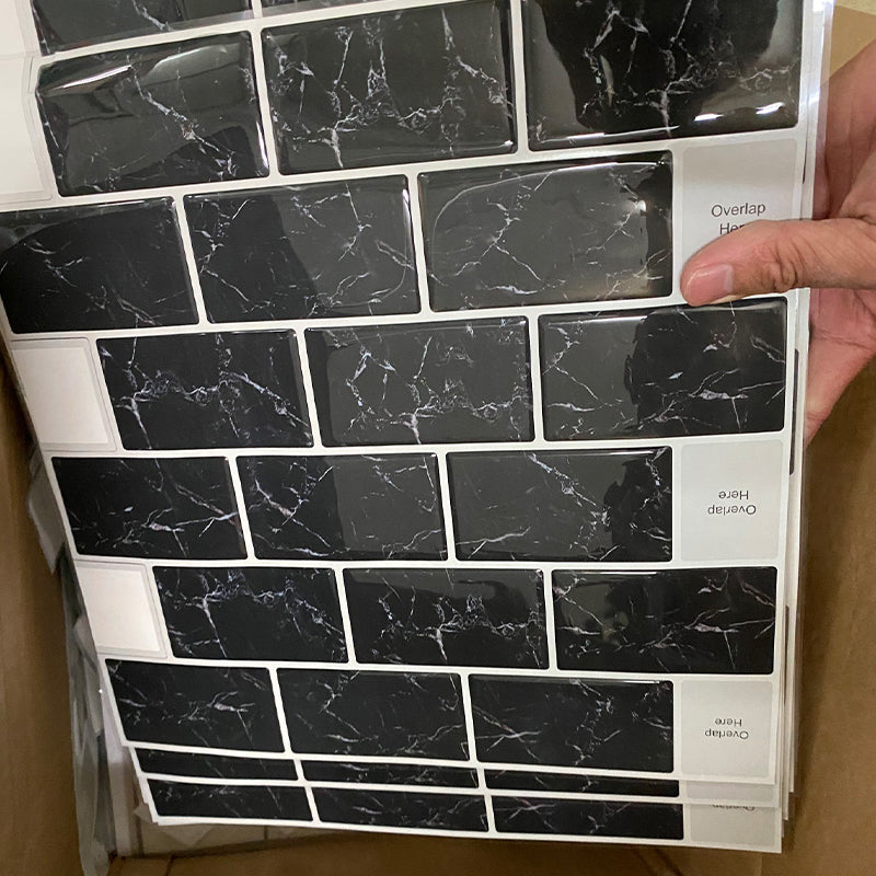 Lisslune | Plastic Peel & Stick Subway Tile Modern Simple Peel & Stick Subway Tile