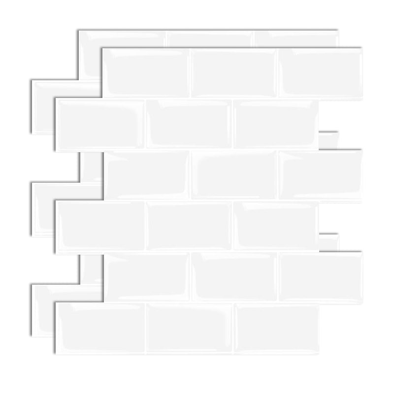Lisslune | Plastic Peel & Stick Subway Tile Modern Simple Peel & Stick Subway Tile