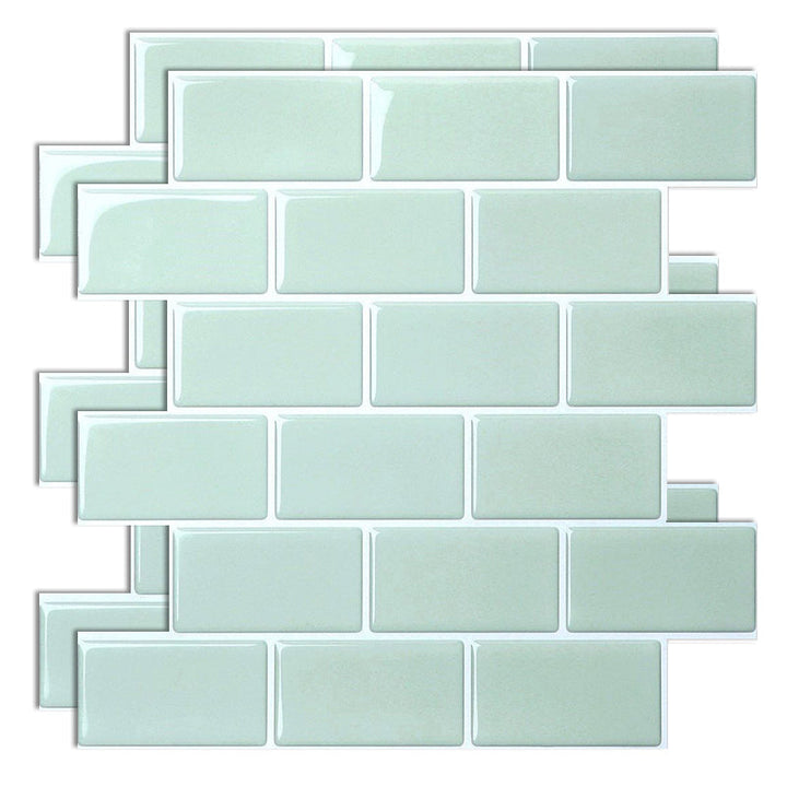 Lisslune | Plastic Peel & Stick Subway Tile Modern Simple Peel & Stick Subway Tile