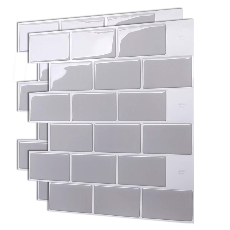 Lisslune | Plastic Peel & Stick Subway Tile Modern Simple Peel & Stick Subway Tile