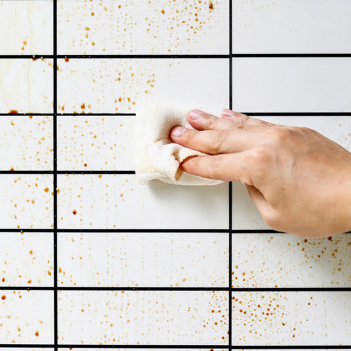 Lisslune | Plastic Peel and Stick Tiles Modern Peel and Stick Tiles for Kitchen and Bathroom
