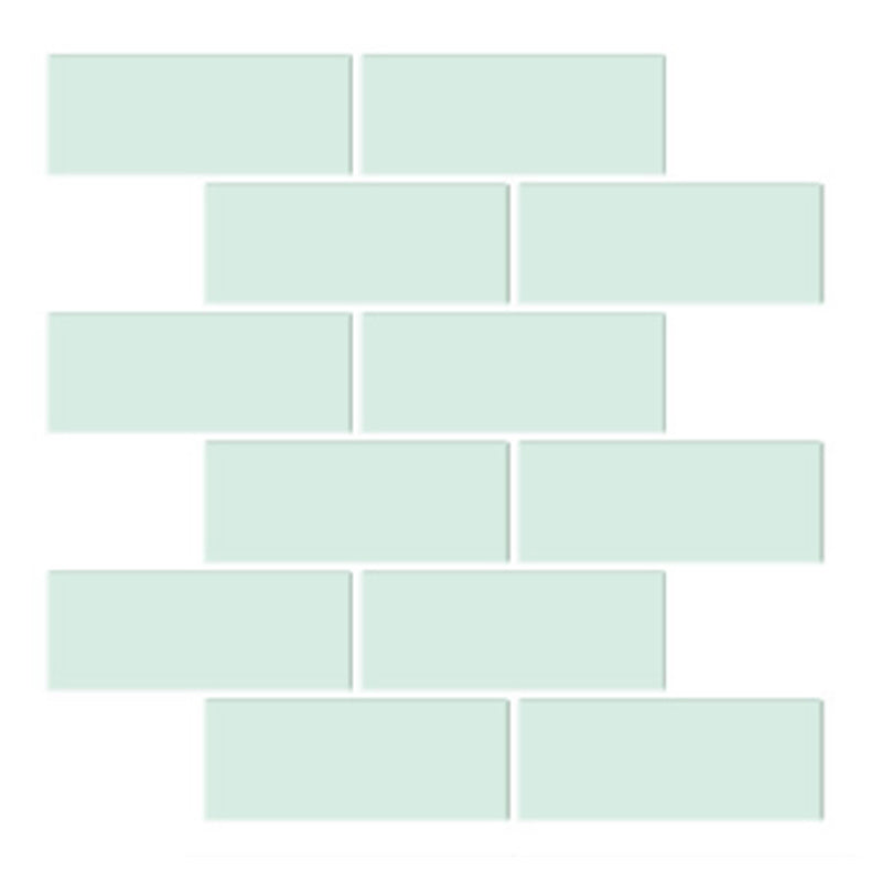 Lisslune | Plastic Peel and Stick Tiles Subway Tiles Wallpapers for Kitchen and Bathroom