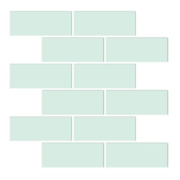Lisslune | Plastic Peel and Stick Tiles Subway Tiles Wallpapers for Kitchen and Bathroom