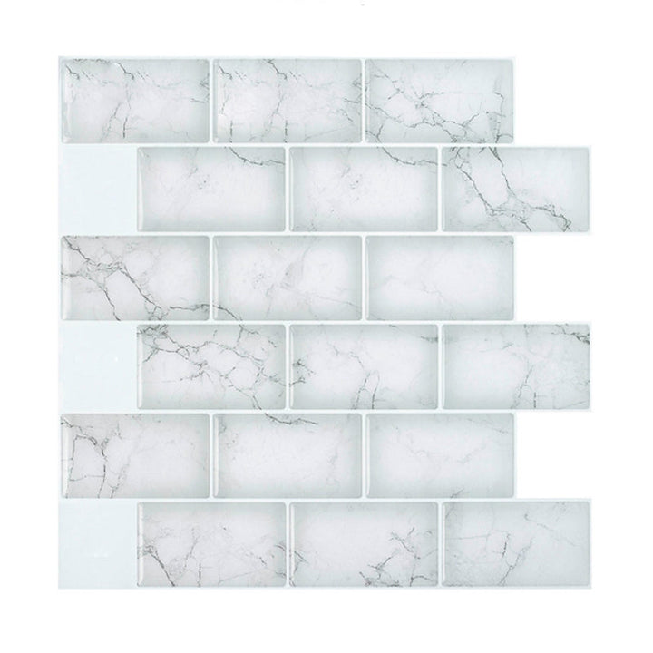Lisslune | PVC Peel-and-Stick Tiles Waterproof Peel-and-Stick Tiles with Square Shape