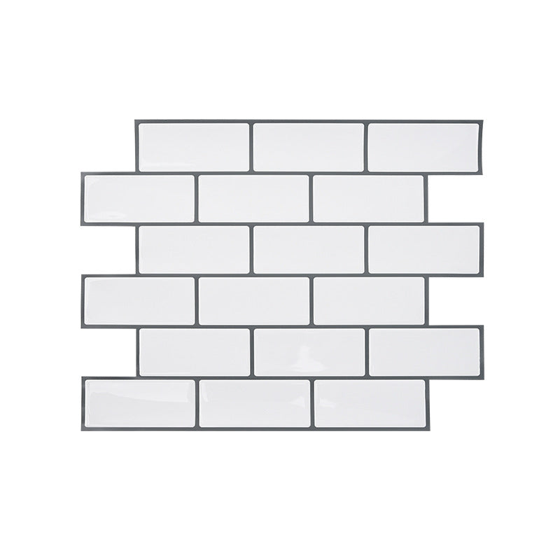 Lisslune | PVC Peel-and-Stick Tiles Waterproof Peel-and-Stick Tiles with Square Shape