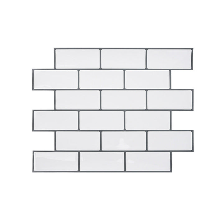 Lisslune | PVC Peel-and-Stick Tiles Waterproof Peel-and-Stick Tiles with Square Shape