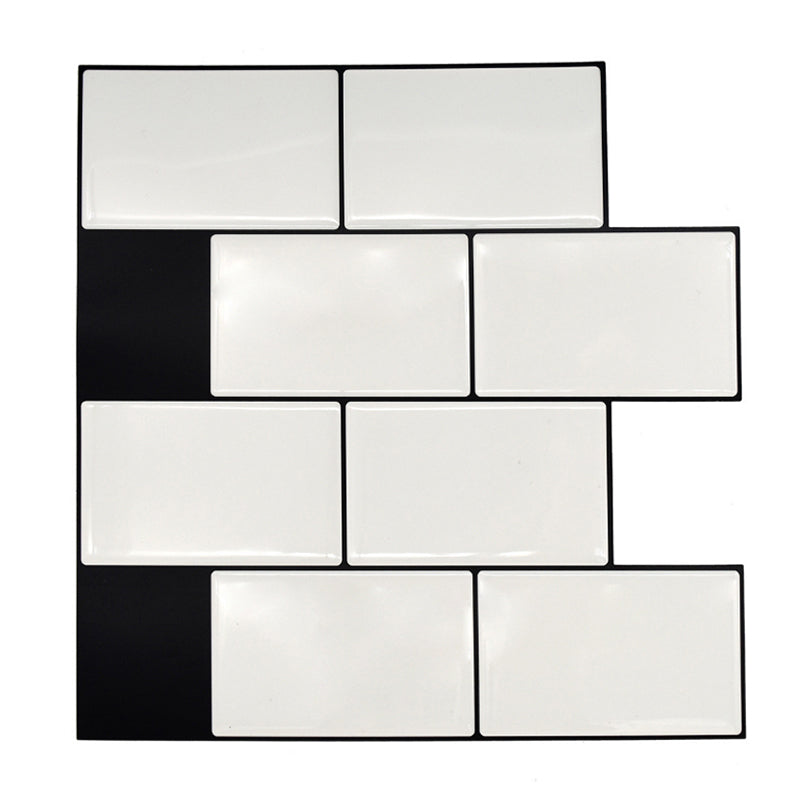 Lisslune | PVC Peel-and-Stick Tiles Waterproof Peel-and-Stick Tiles with Square Shape