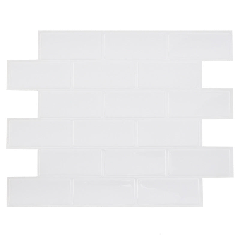 Lisslune | PVC Peel-and-Stick Tiles Waterproof Peel-and-Stick Tiles with Square Shape