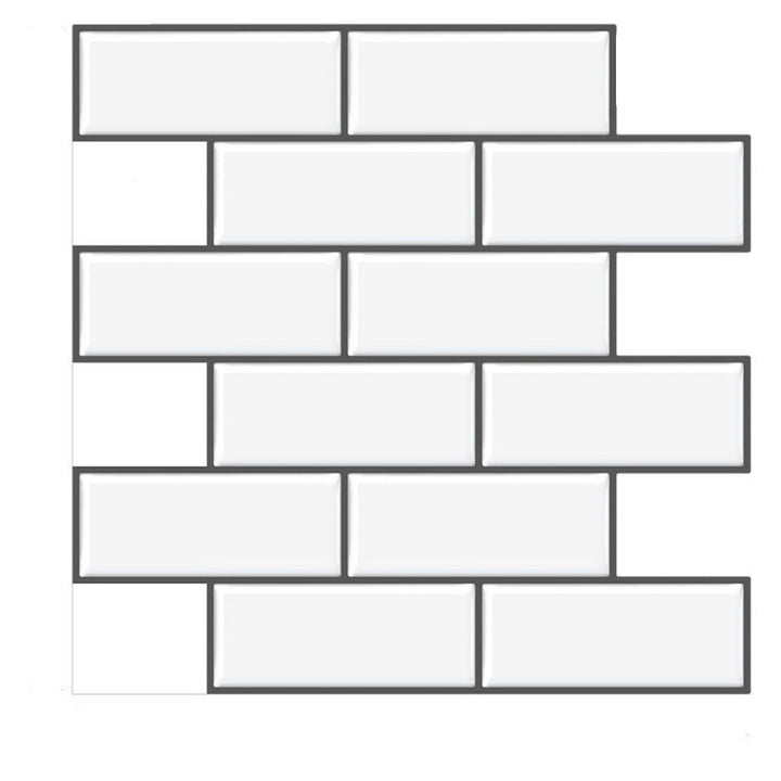 Lisslune | PVC Peel-and-Stick Tiles Waterproof Peel-and-Stick Tiles with Square Shape