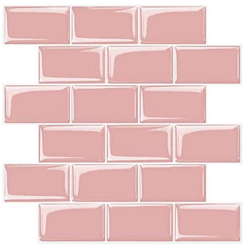 Lisslune | PVC Peel-and-Stick Tiles Waterproof Peel-and-Stick Tiles with Square Shape