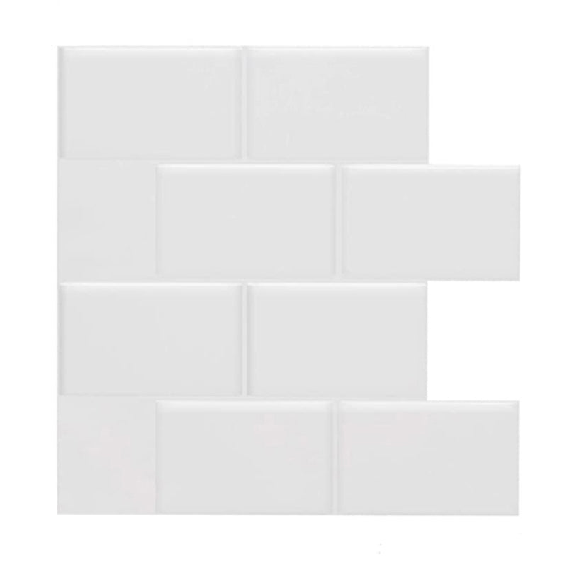 Lisslune | PVC Peel-and-Stick Tiles Waterproof Peel-and-Stick Tiles with Square Shape