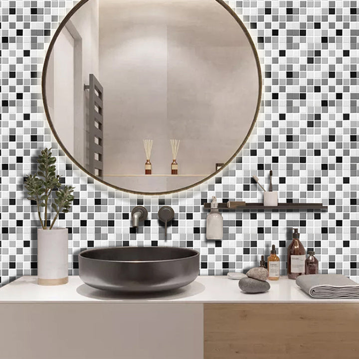 Lisslune | Waterproof Peel & Stick PVC Mosaic Tiles Mosaic Tiles Wallpaper