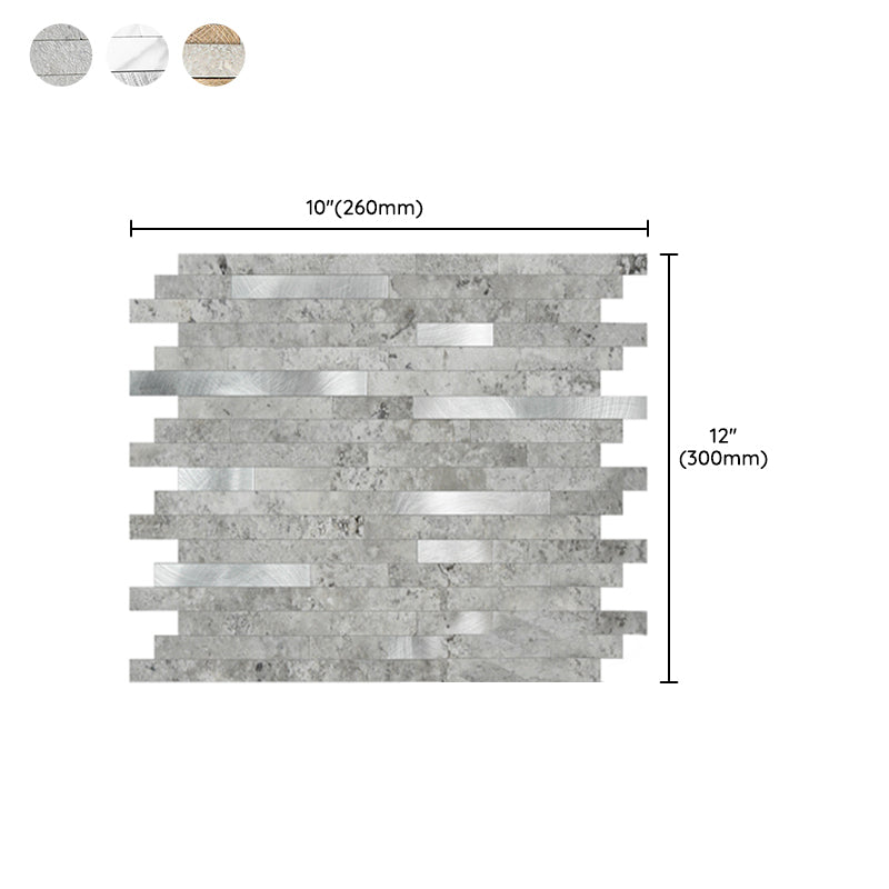 Lisslune | Modern Peel & Stick Subway Tiles Waterproof Peel & Stick Subway Tiles