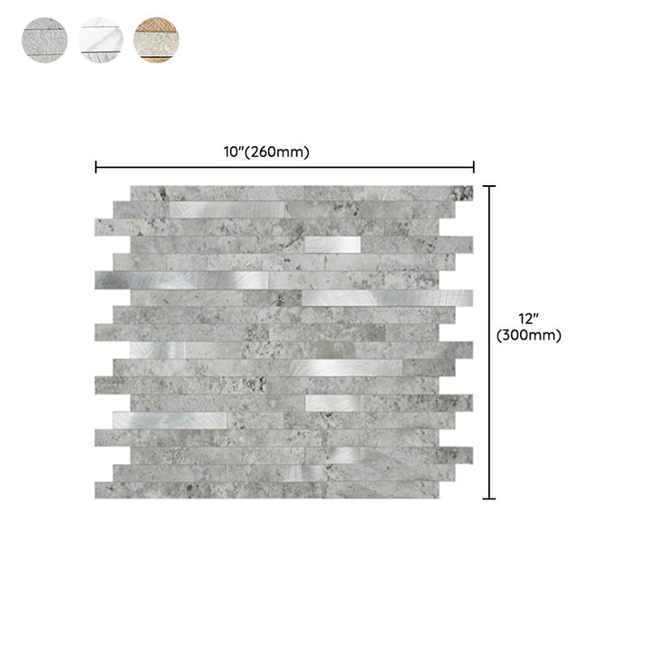 Lisslune | Modern Peel & Stick Subway Tiles Waterproof Peel & Stick Subway Tiles