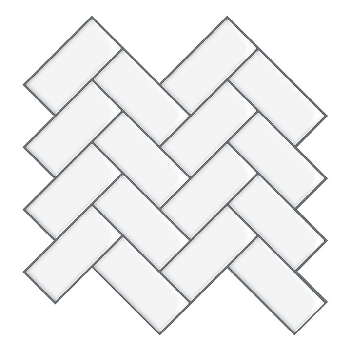 Lisslune | PVC Subway Tile Wallpaper Waterproof Peel and Stick Splashback Tile