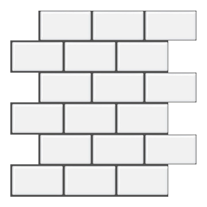Lisslune | PVC Subway Tile Wallpaper Waterproof Peel and Stick Splashback Tile