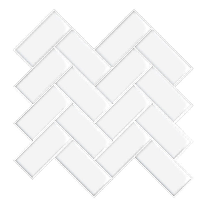 Lisslune | PVC Subway Tile Wallpaper Waterproof Peel and Stick Splashback Tile