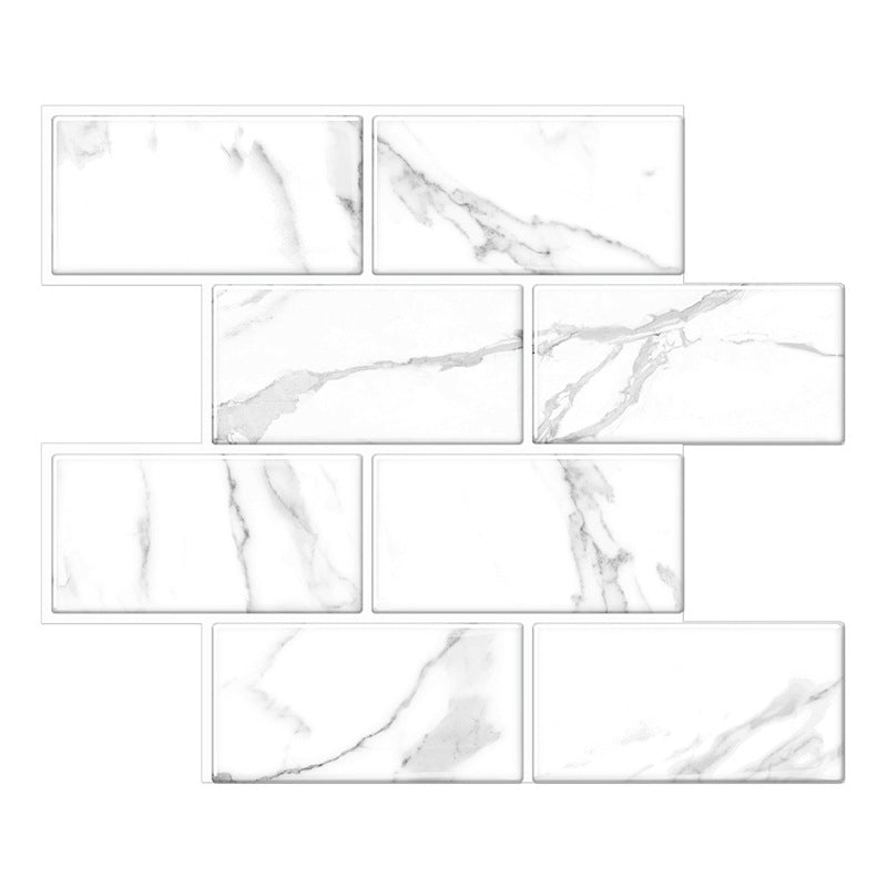 Lisslune | PVC Subway Tile Wallpaper Waterproof Peel and Stick Splashback Tile
