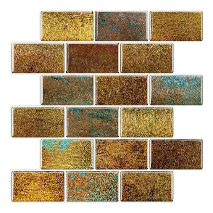 Lisslune | PVC Subway Tile Wallpaper Waterproof Peel and Stick Splashback Tile