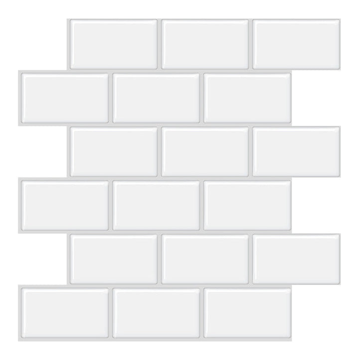 Lisslune | PVC Subway Tile Wallpaper Waterproof Peel and Stick Splashback Tile