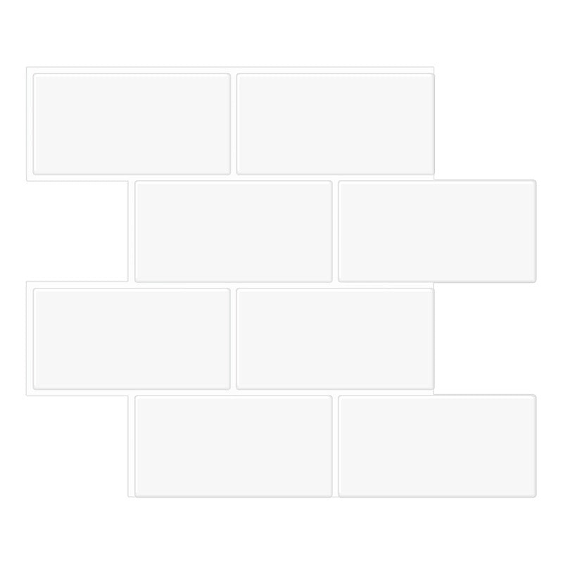 Lisslune | PVC Subway Tile Wallpaper Waterproof Peel and Stick Splashback Tile