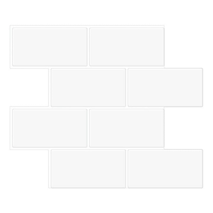 Lisslune | PVC Subway Tile Wallpaper Waterproof Peel and Stick Splashback Tile