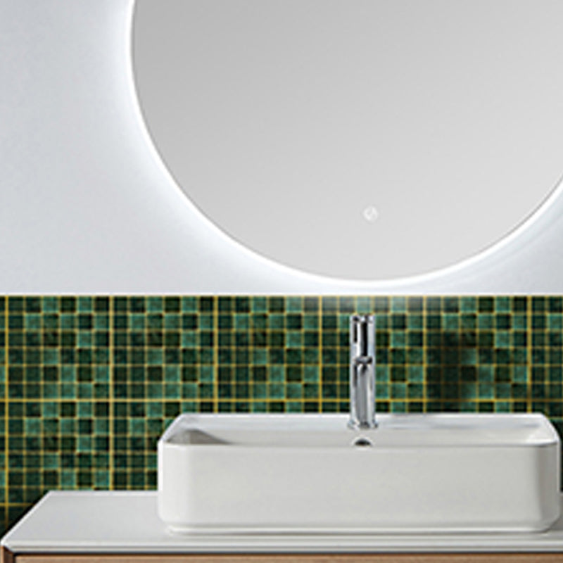 Lisslune | Mosaic Tiles Wallpaper PVC Square Form Peel and Stick Tiles