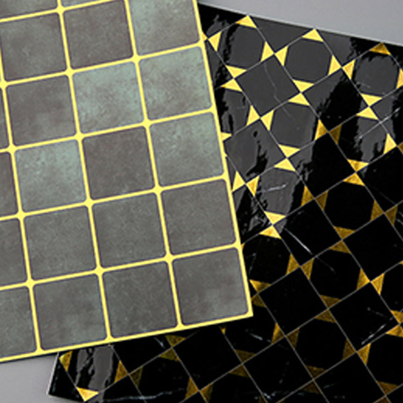 Lisslune | Mosaic Tiles Wallpaper PVC Square Form Peel and Stick Tiles