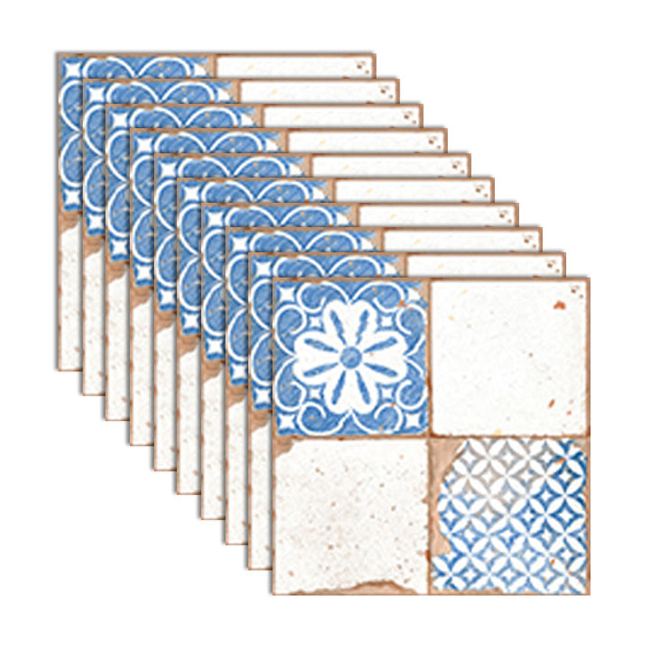 Lisslune | PVC peel and stick backsplash mosaic tiles wallpaper with square shape