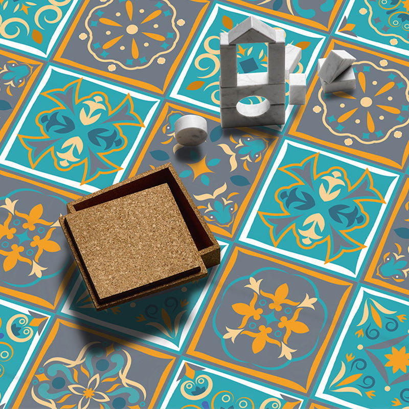 Lisslune | PVC peel and stick backsplash mosaic tiles wallpaper with square shape