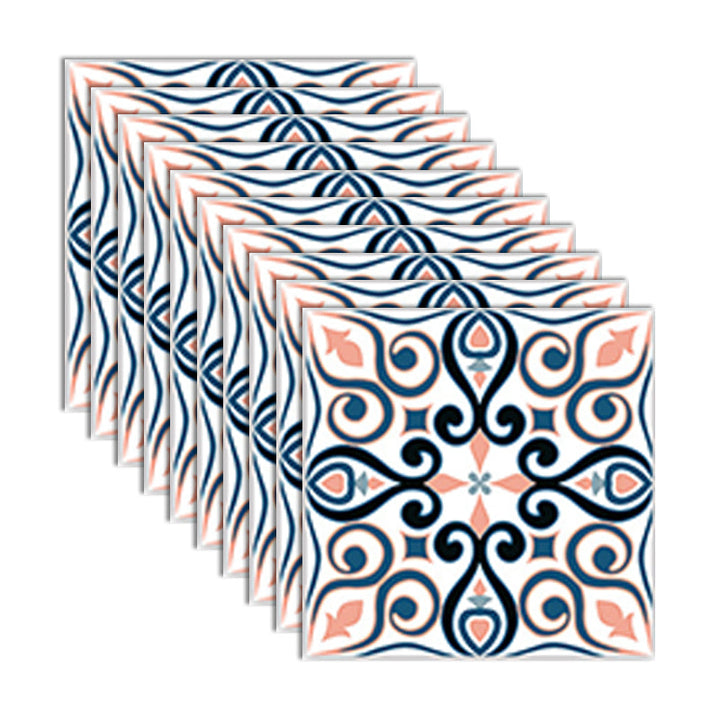 Lisslune | PVC peel and stick backsplash mosaic tiles wallpaper with square shape