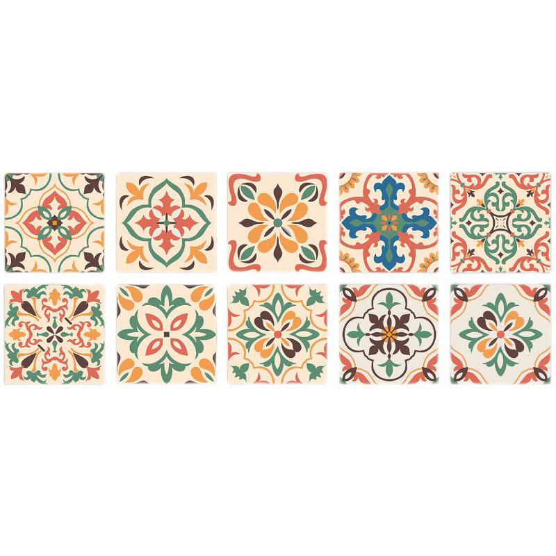 Lisslune | PVC peel and stick backsplash mosaic tiles wallpaper with square shape