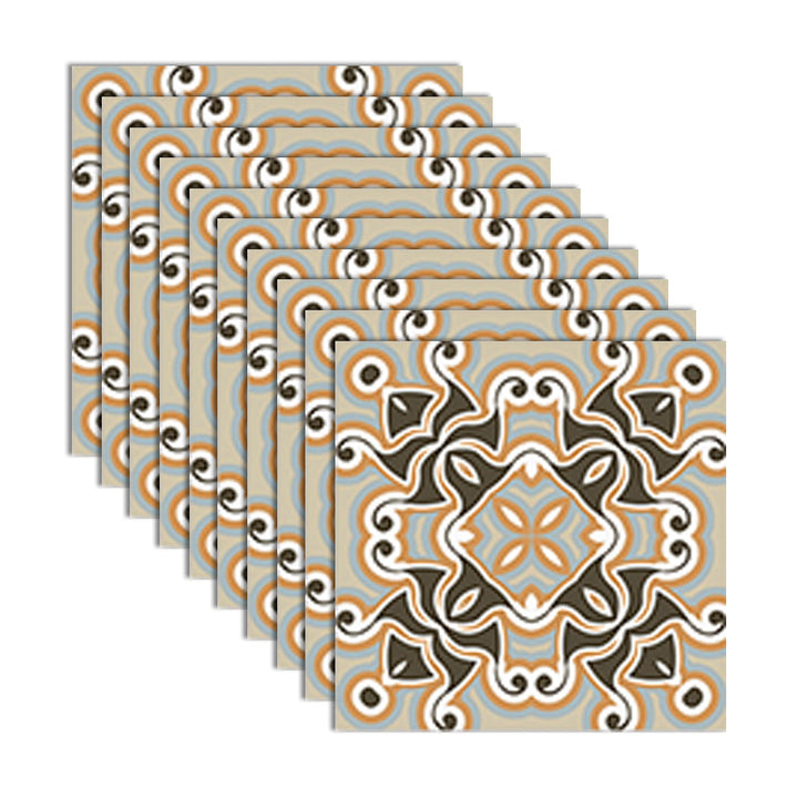 Lisslune | PVC peel and stick backsplash mosaic tiles wallpaper with square shape