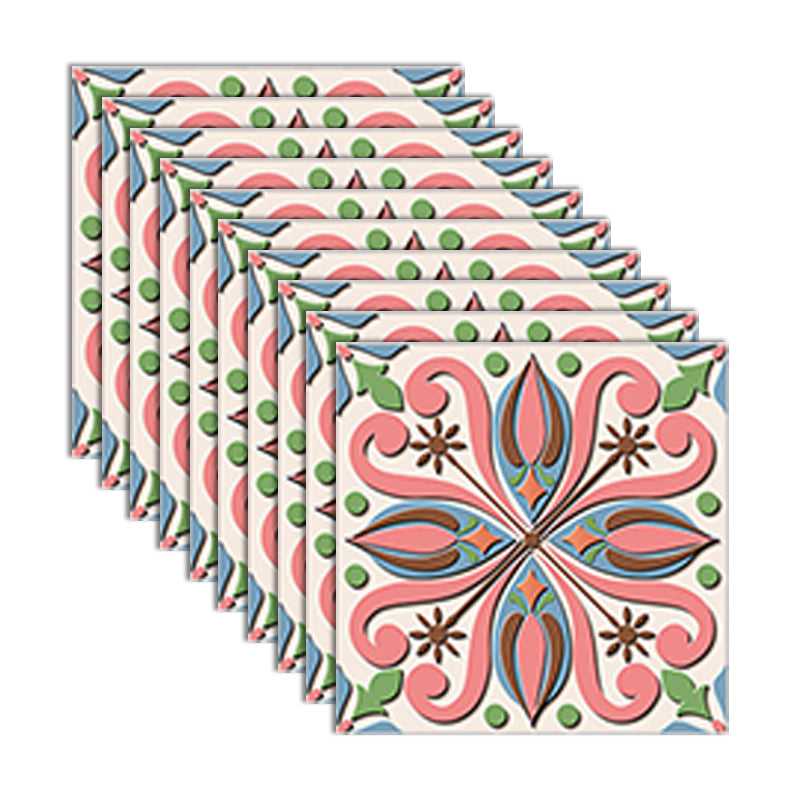 Lisslune | PVC peel and stick backsplash mosaic tiles wallpaper with square shape