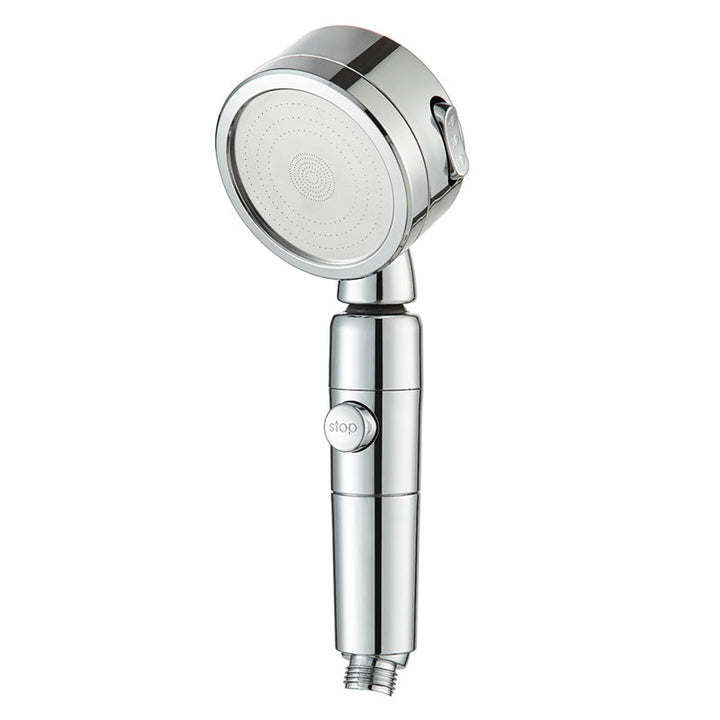 Lisslune | Contemporary 3 Jet Shower Head Adjustable Spray Pattern Rotatable Handheld Shower